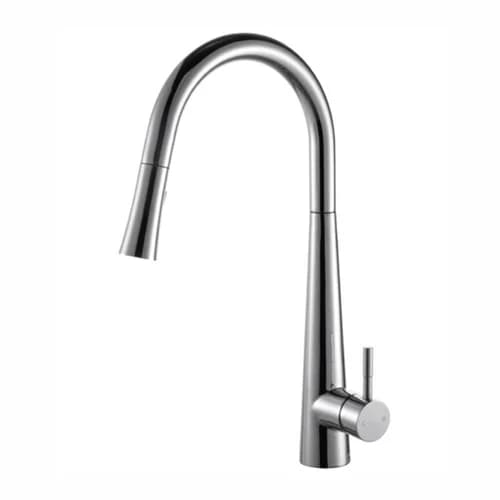 Kitchen Faucet Pull Out with Touch Sensor (Hot & Cold) | Finish: Satin Chrome — image 1