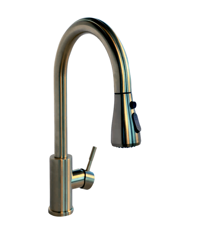 Kitchen Faucet Pull Out (Hot & Cold) | Finish: Satin Gold — image 1