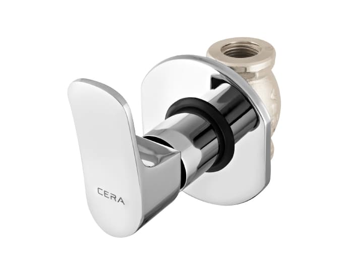 Perla Exposed Part for Concealed Stop Cock | Chrome Finish | (compatible With Concealed part F4050502) — image 2