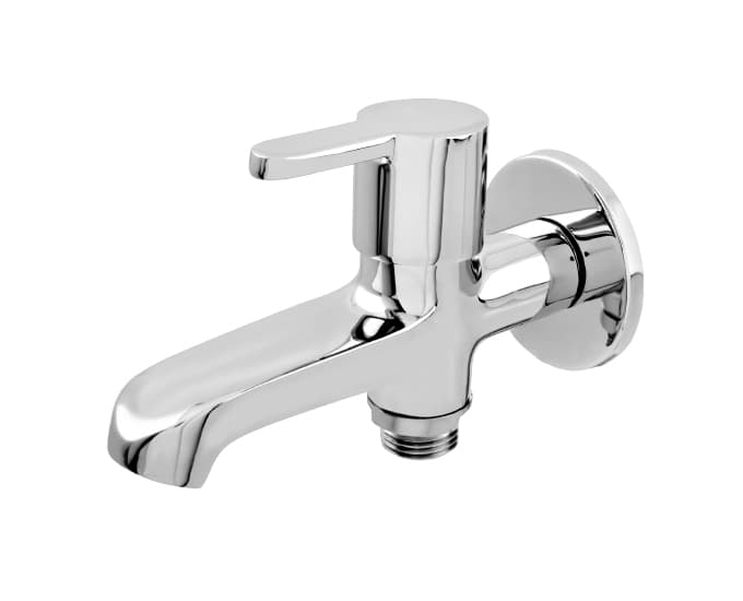 Victor Bib Cock (Only Cold Water) With Flange | Chrome Finish — image 2