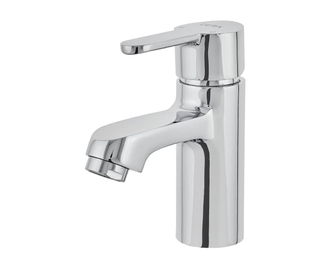 Victor Single Lever Basin Mixer (Hot & Cold Water) | Chrome Finish | With 450 mm braided connection pipe — image 2