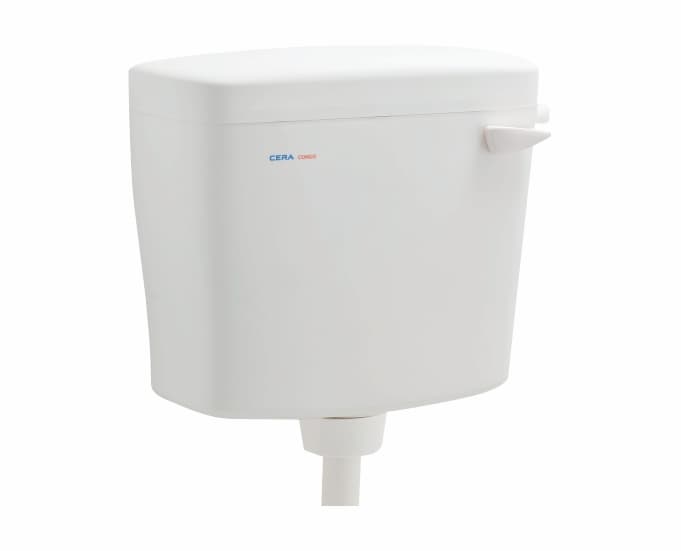 Congo PVC Single Flush Cistern | Finish: Snow White | Suitable for Floor Mounting Basic Toilets — image 2