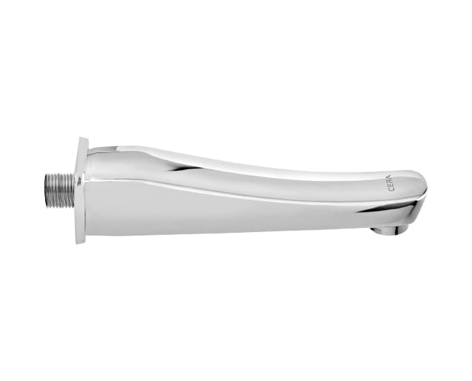 Perla Bath Spout With Wall Flange | Chrome Finish — image 3