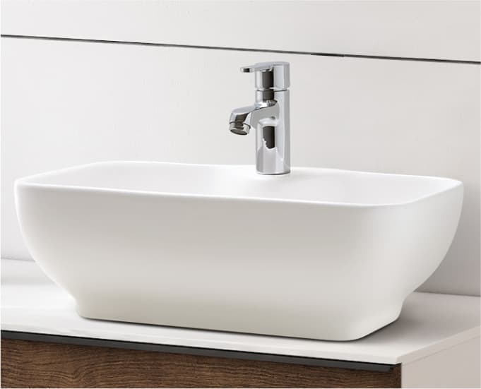 Victor Single Lever Basin Mixer (Hot & Cold Water) | Chrome Finish | With 450 mm braided connection pipe — image 3