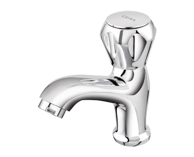 Ocean Pillar Cock (Cold Water Only) High Neck | Chrome Finish — image 2