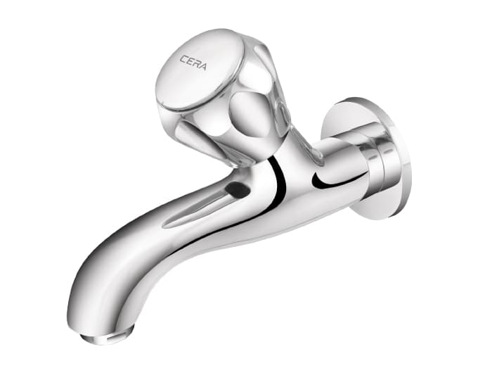 Ocean Bib Cock (Only Cold Water) Long Nose With Flange | Chrome Finish — image 2