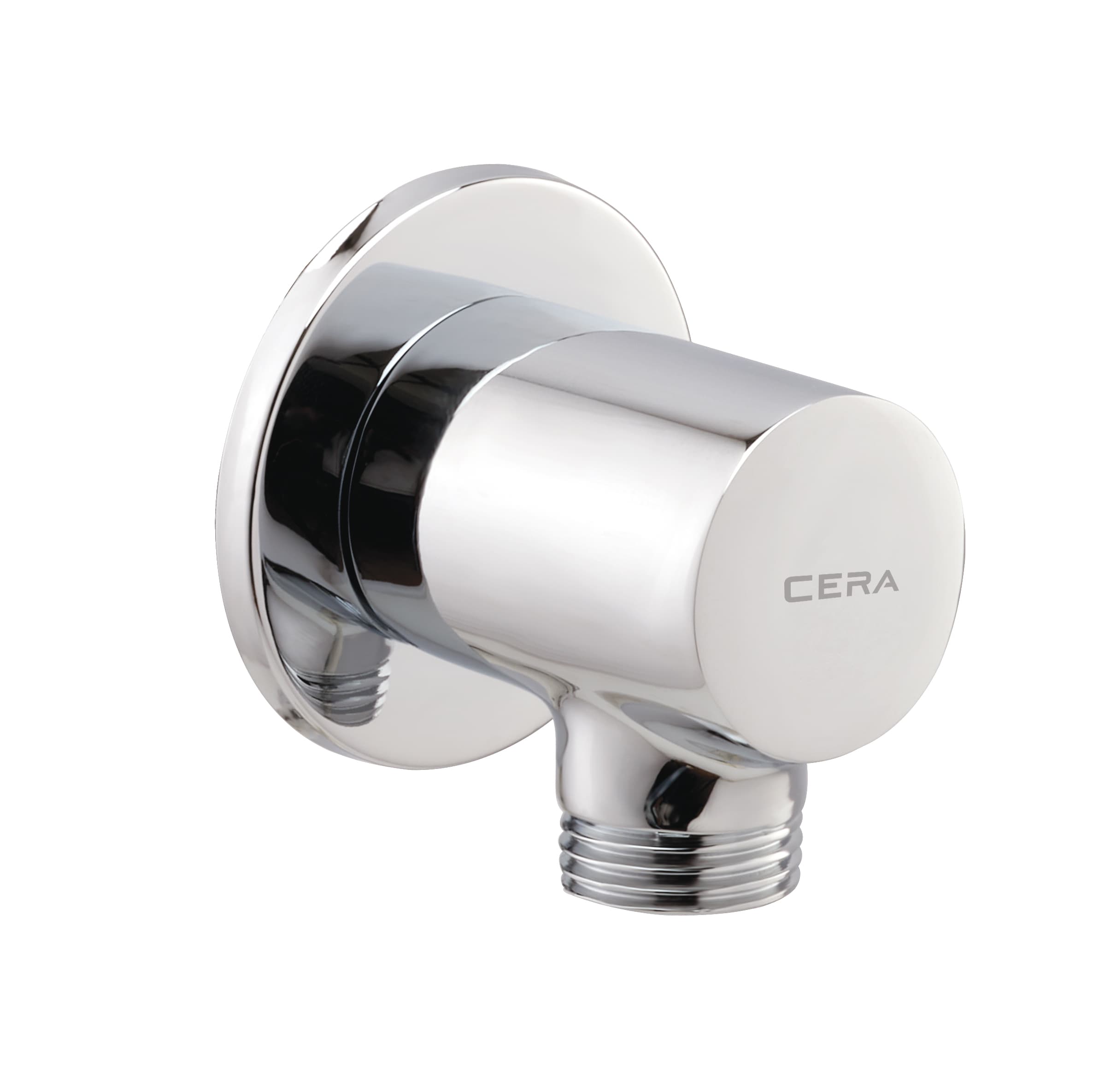 Wall Water Outlet for Hand Shower | Round | Chrome Finish — image 2