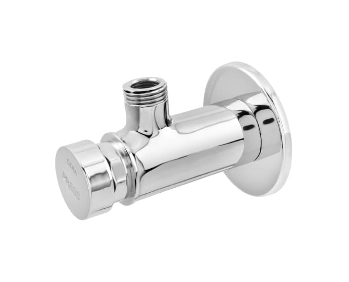 Flush Cock Pressmatic (Self Closing) With Wall Flange | Chrome Finish — image 2