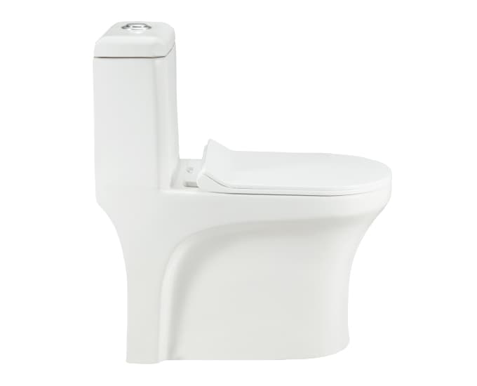 Cimba One Piece Toilet | With Slim Soft Close Seat Cover | P Trap — image 3
