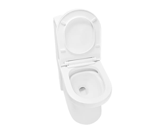 Cimba Rimless One Piece Toilet | With Slim Soft Close Seat Cover | S Trap 300 mm — image 3