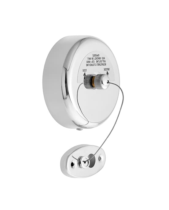Cloth Liner Retractable | Stainless Steel | Chrome Finish