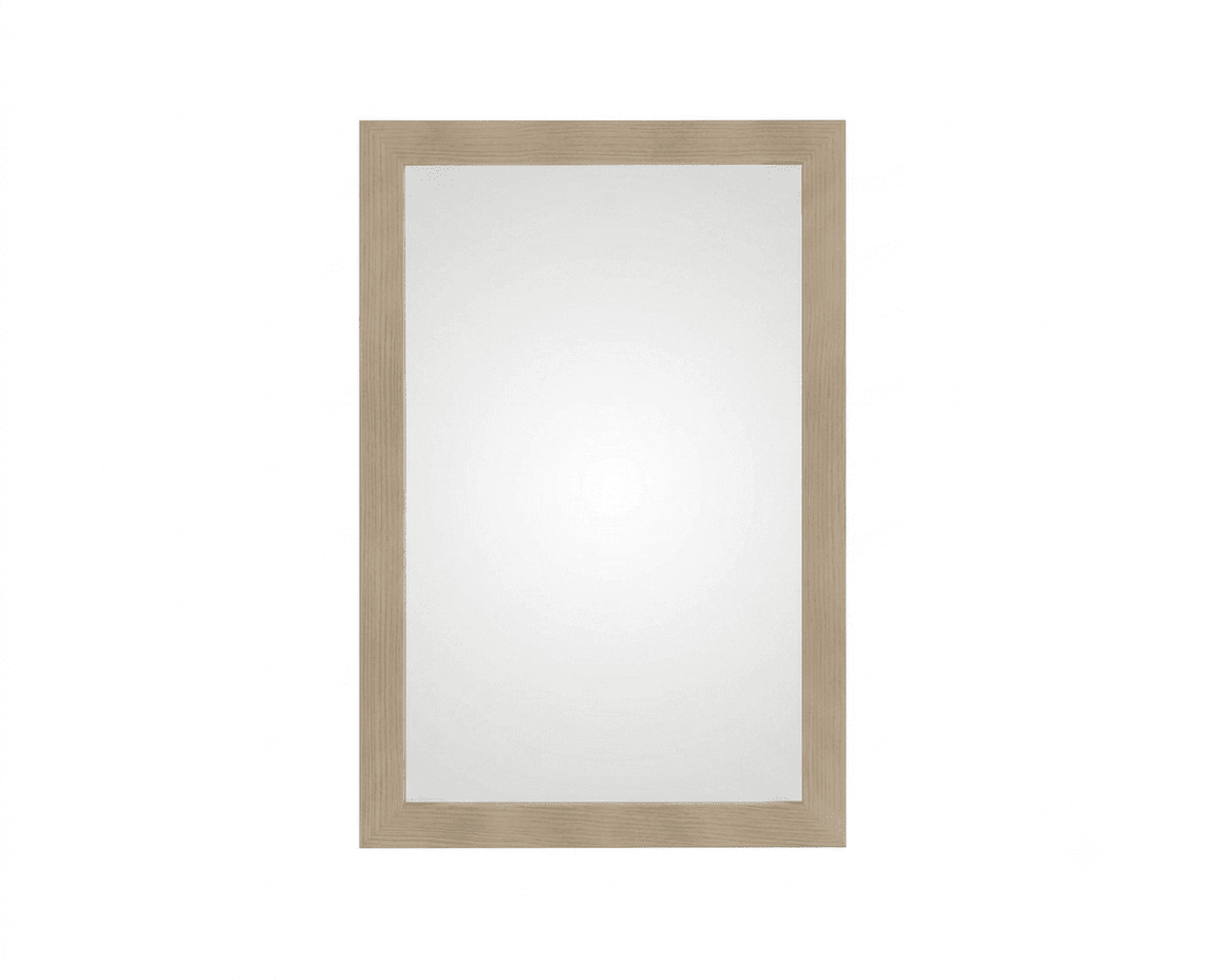 Valorosa Mirror With Frame 500 x 700 mm | Compatible With Valorosa Wall Mounted Vanity Cabinet (Chestnut Brown) — image 1