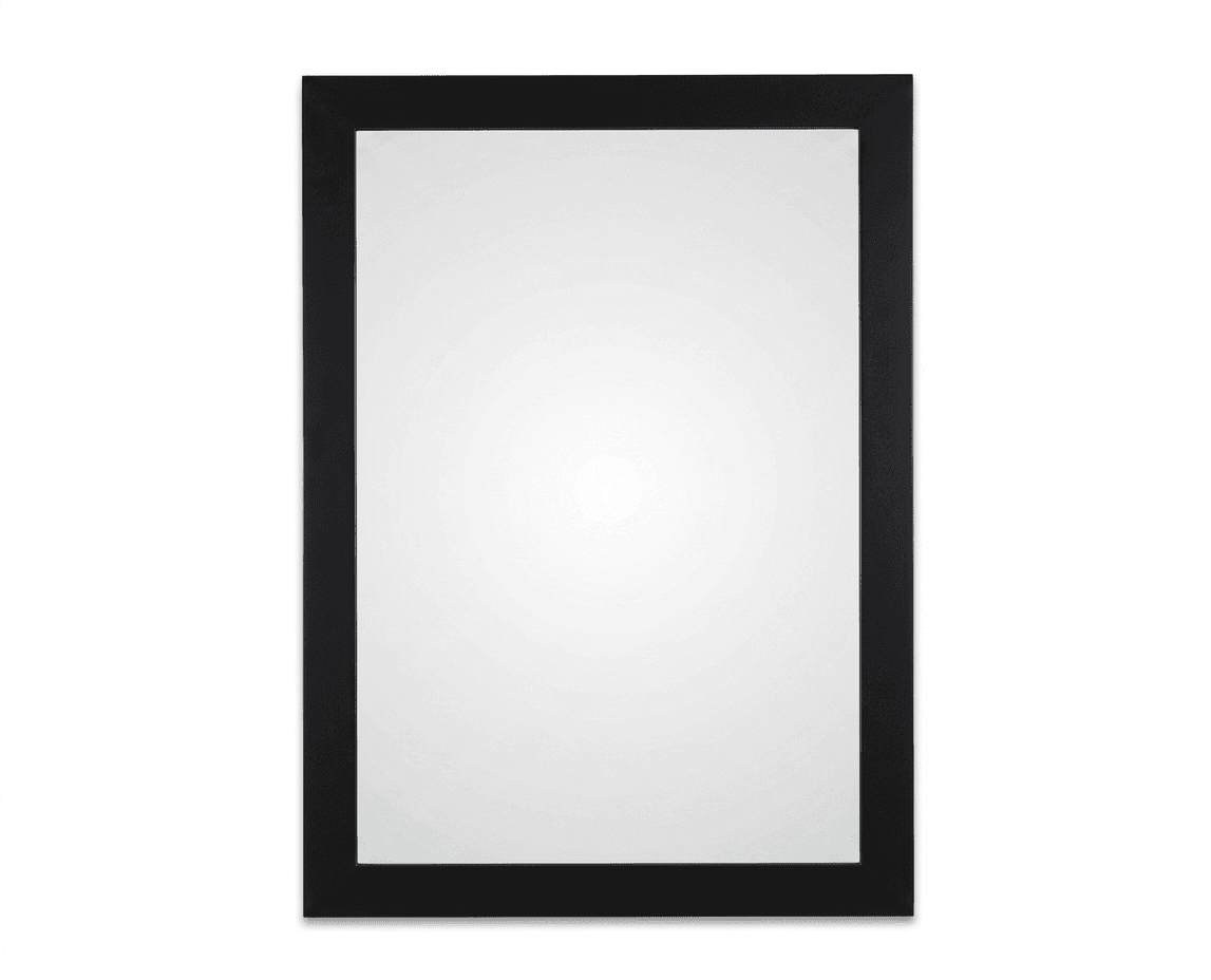 Valorosa Mirror With Frame 500 x 700 mm | Compatible With Valorosa Wall Mounted Vanity Cabinet (Dark Brown) — image 1