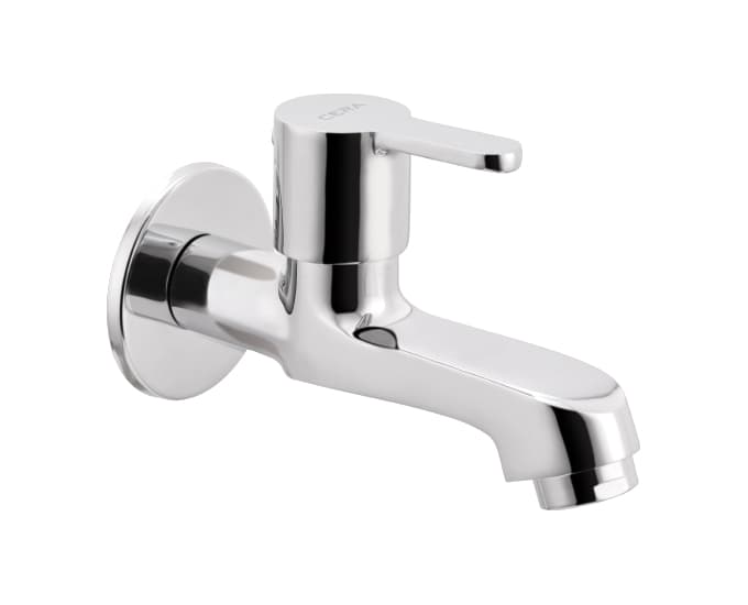 Victor Bib Cock (Only Cold Water) With Flange | Chrome Finish — image 1