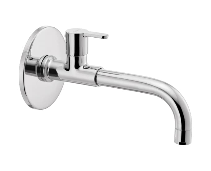 Victor Pillar Tap (Cold Water Only) (9") Long Spout | Chrome Finish