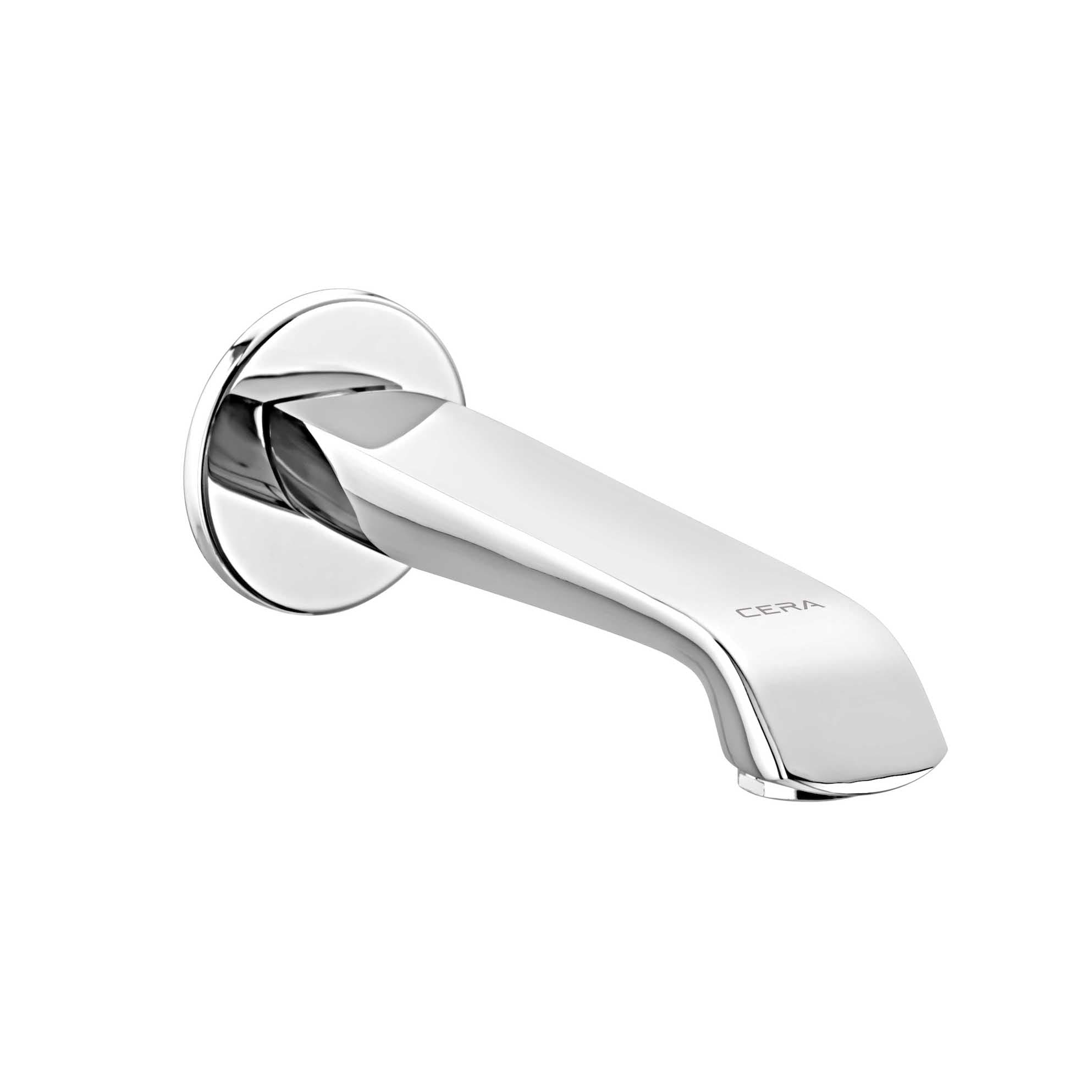 Chromo Bath Spout With Wall Flange | Chrome Finish