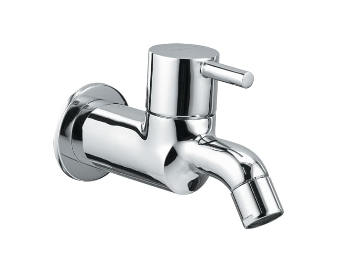 Fountain Bib Cock ( Only Cold Water) With Flange | Chrome Finish — image 1