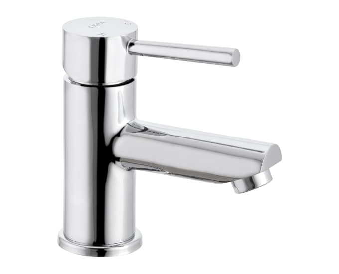 Fountain Single Lever Basin Mixer (Hot & Cold Water) | Chrome Finish | With 450 mm Braided Connection Pipe