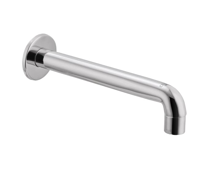 Fountain Bath Spout With Wall Flange | Chrome Finish