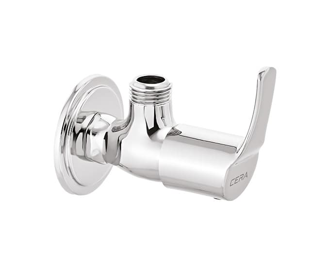 Vivana Angle Cock With Wall Flange | Chrome Finish — image 1