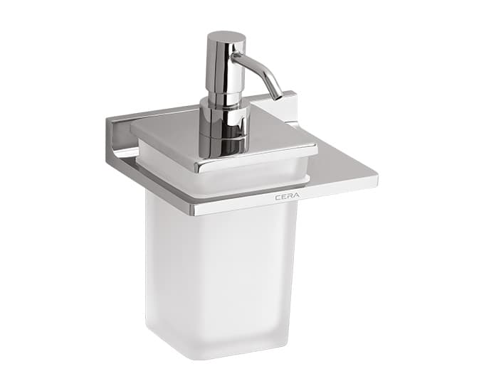 Saber Liquid Soap Dispenser (Glass) | Chrome Finish
