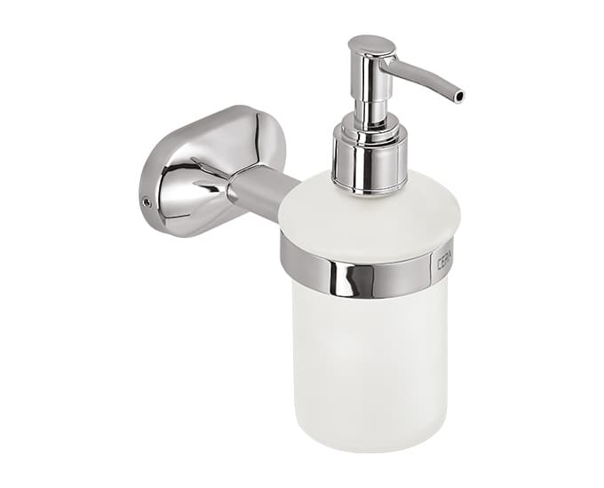 Icon Liquid Soap Dispenser (Glass) | Chrome Finish — image 1