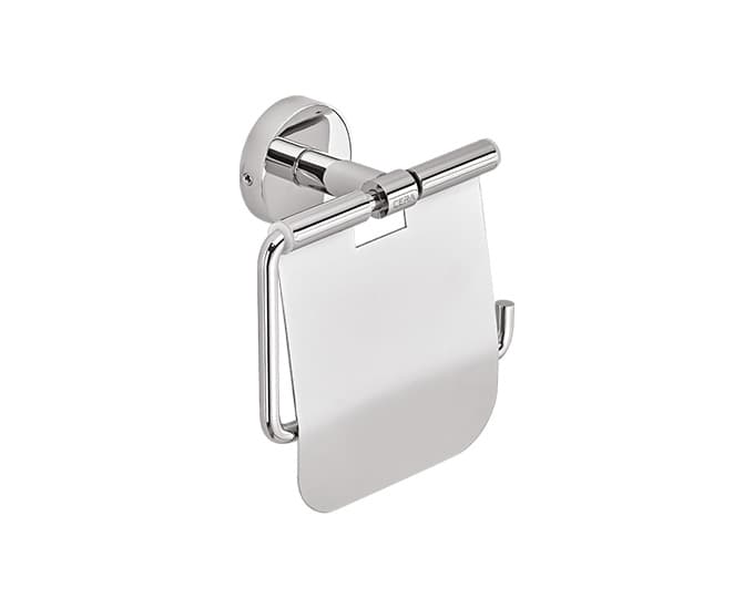 Meridien Toilet Paper Holder With Flap Guard | Chrome Finish