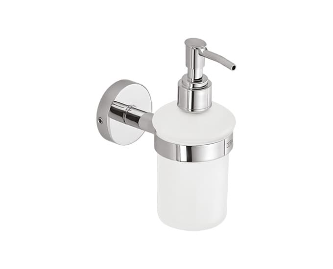 Meridien Liquid Soap Dispenser (Glass) | Chrome Finish