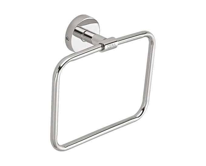Meridien Towel Ring | Chrome Finish | Square Shape