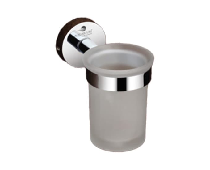 Meridien Tooth Brush Holder (Glass) | Chrome Finish