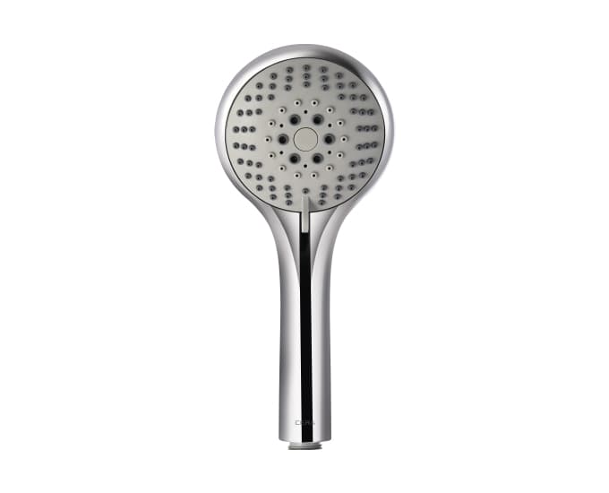 Hand Shower 105 mm Dia (4") With 5 Flow | Wall Hook and 1.5 Metre Hose | ABS Body | Delight, Flux, Spa, Gentle & Magic Spray Mode | Chrome Finish — image 1