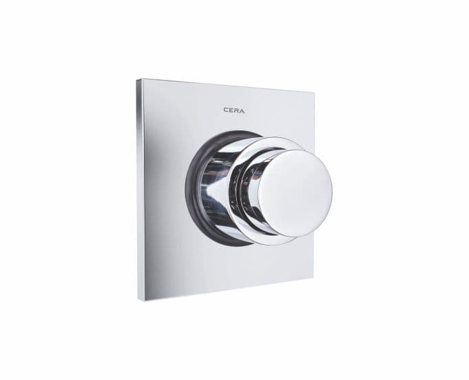 Flush Valve Concealed Push Type (Single Flush) 32 mm (1.25") | With Square Flange | Chrome Finish