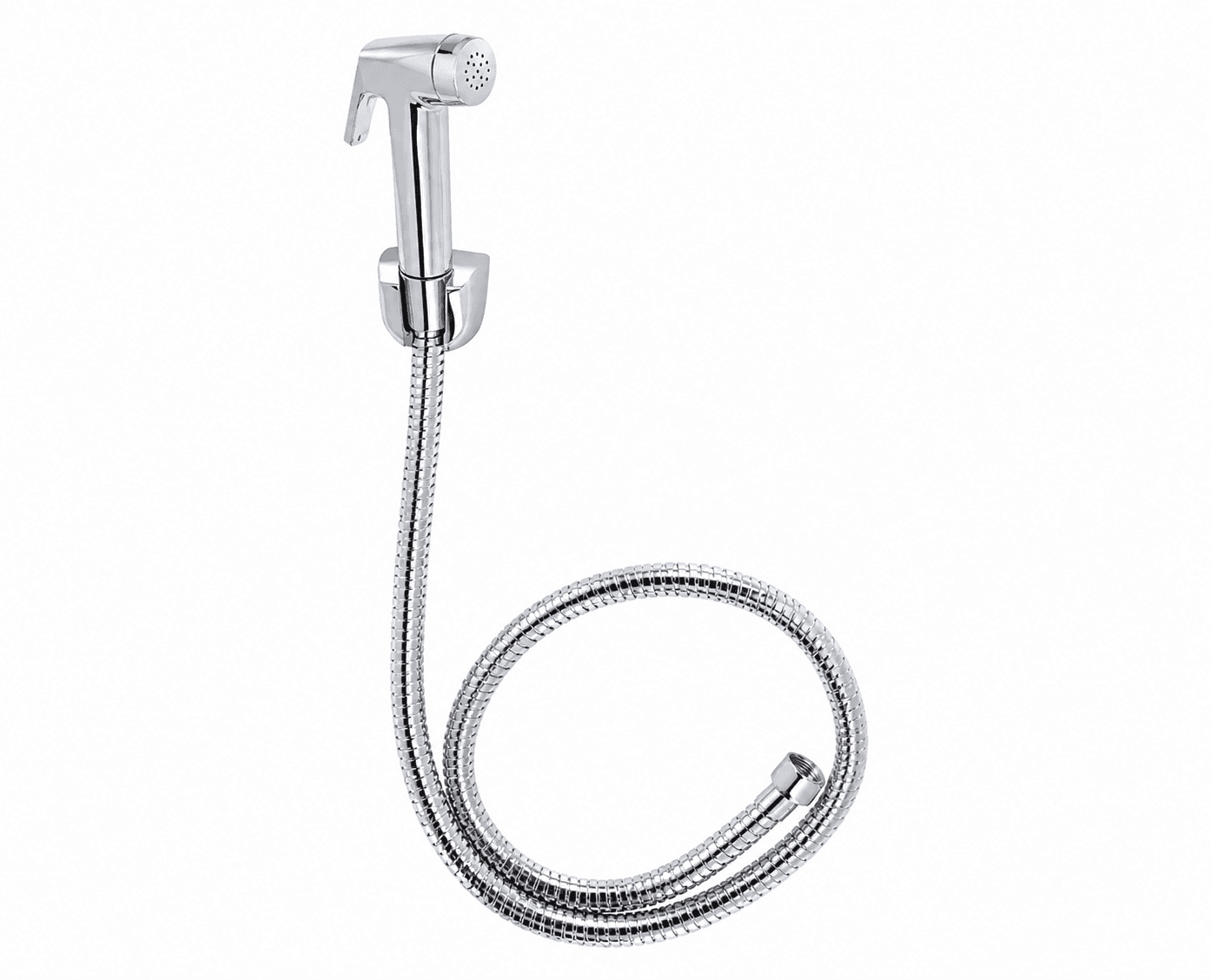 Health Faucet ABS Body With 1 Metre Stainless Steel Braided Connection Pipe | Chrome Finish