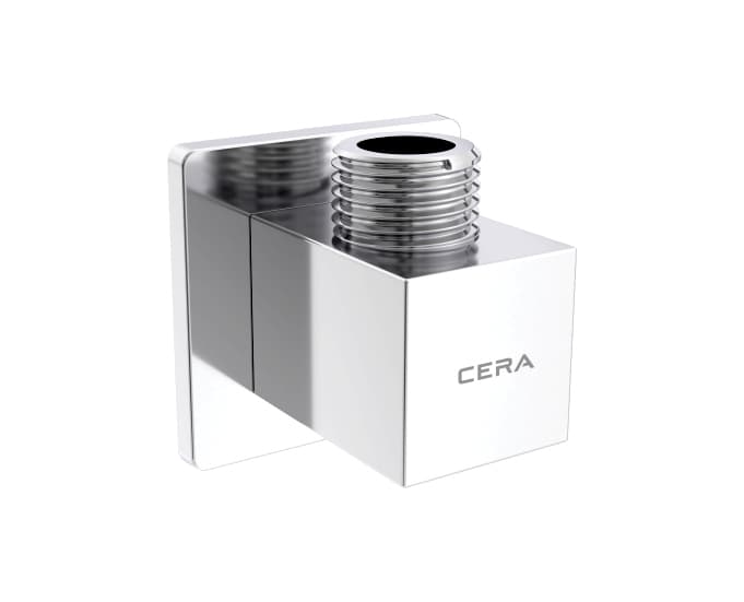 Wall Water Outlet for Hand Shower | Square | Chrome Finish — image 1