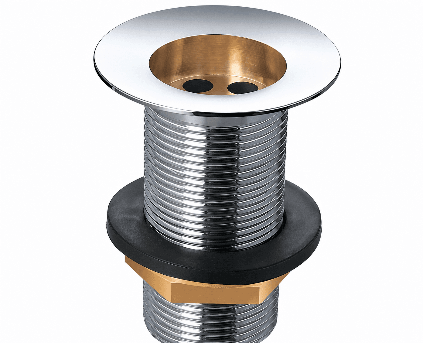 Waste Coupling | Full Thread 32 mm | Chrome Finish