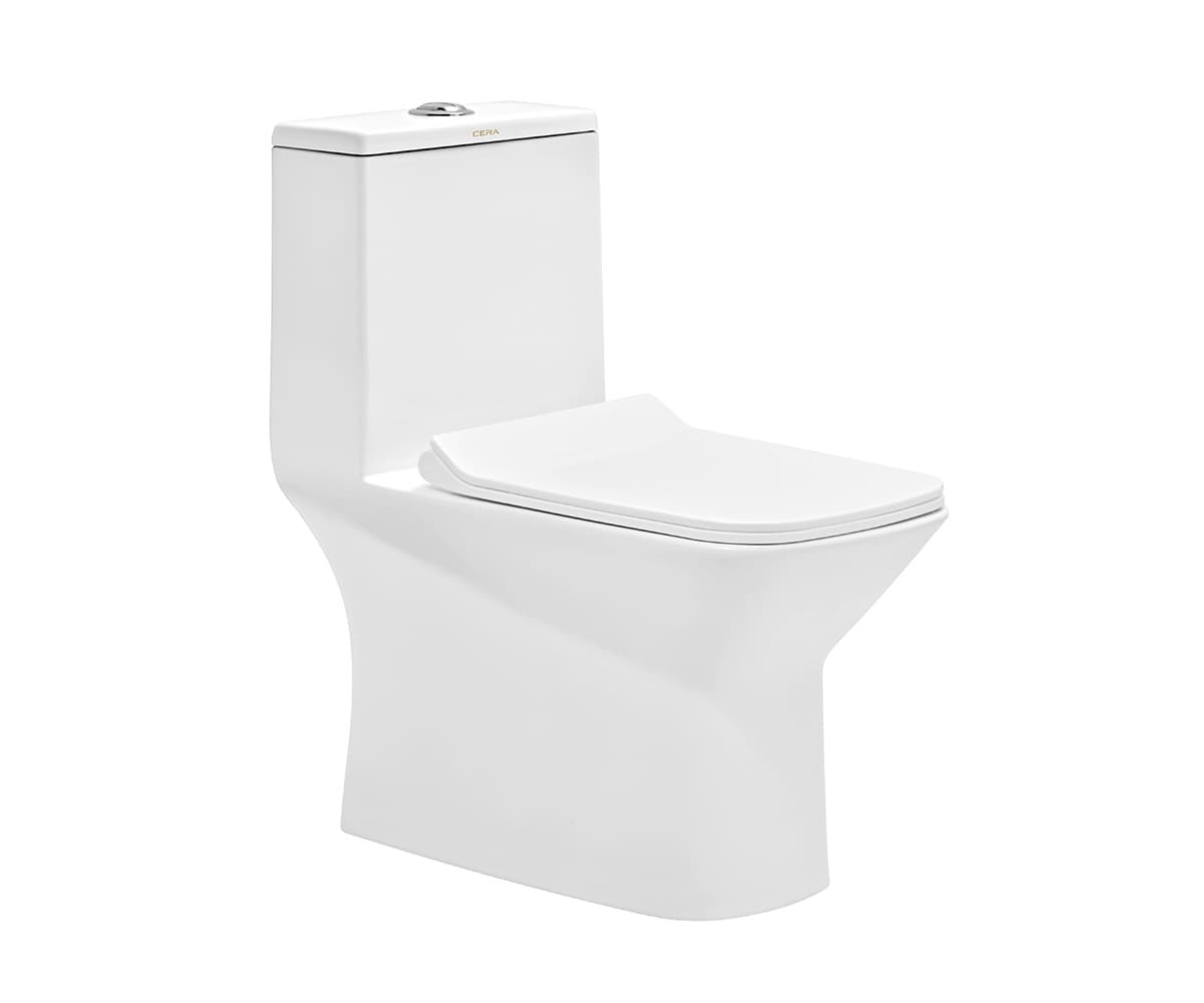 Ceremony 5D One Piece Toilet | With Slim Soft Close Seat Cover | S Trap 220 mm — image 1