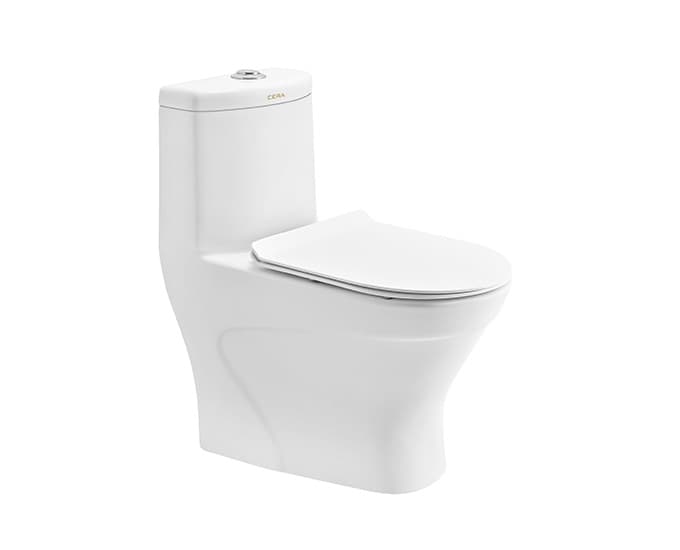 Celebrate 3D One Piece Toilet | With Duroplast Slim Soft Close Seat Cover | S Trap 300 mm