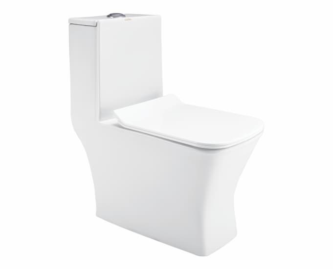 Cinova One Piece Toilet | With Slim Soft Close Seat Cover | S Trap 220 mm