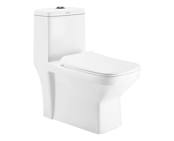 Ceon One Piece Toilet | With Slim Soft Close Seat Cover | S Trap 300 mm