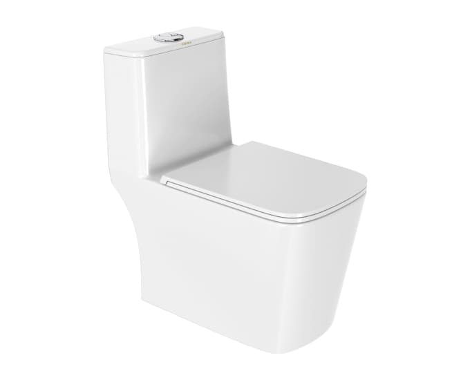 Charm 6D One Piece Toilet | With Duroplast Slim Soft Close Seat Cover | S Trap 300 mm