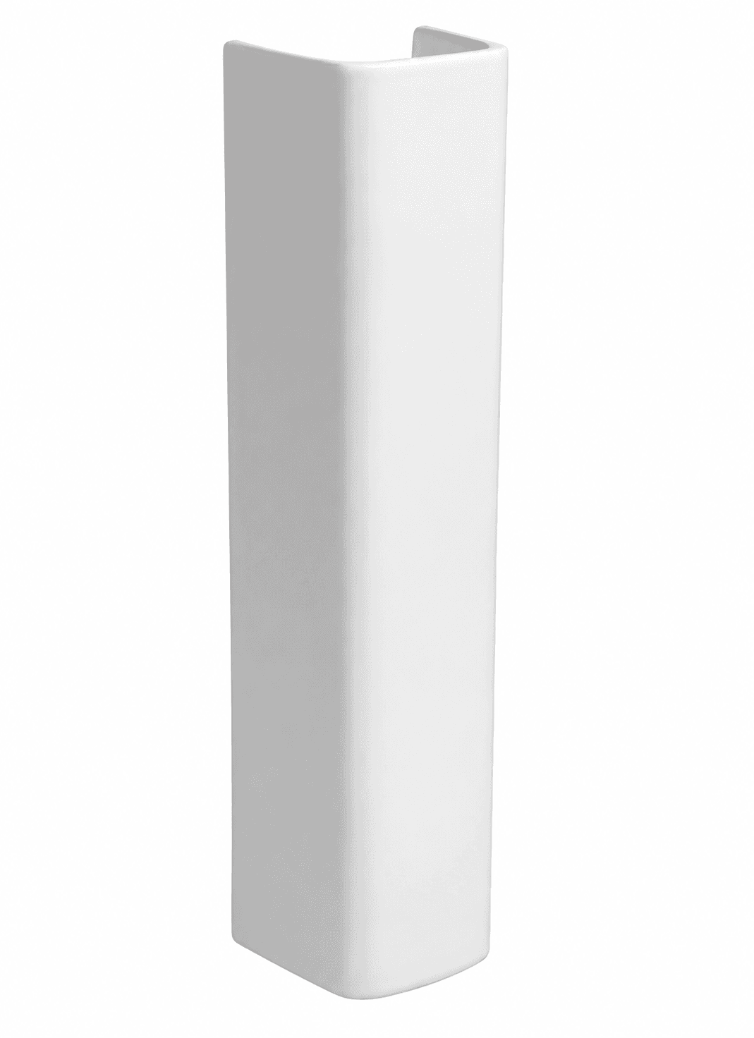 Concord Full Pedestal | Finish: Snow White | Height: 830 mm | Compatible With Concord Wall Hung Wash Basin (S2040112)
