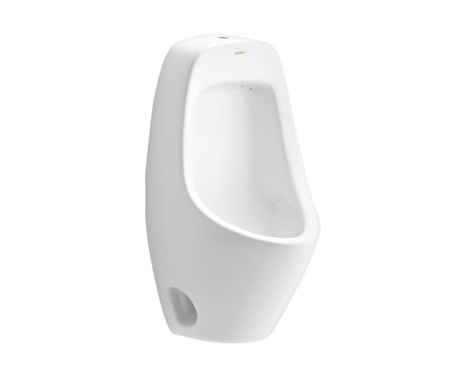 Calcia Urinal | Finish: Snow White | Size: 365 x 335 x 670 mm