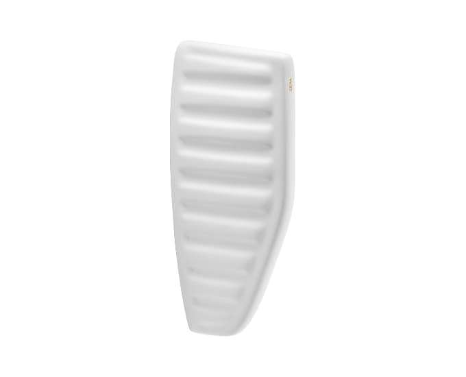 Corvin Urinal Partition | Finish: Snow White | Size: 130 x 355 x 720 mm
