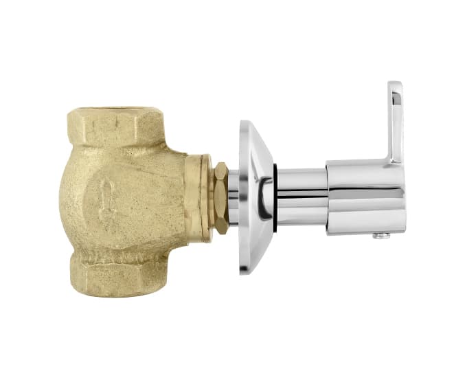 Victor Flush Cock | Chrome Finish | Exposed Part (Lever, Cartridge Sleeve, Flange) | Compatible With Concealed Part F4060102 sold separately — image 3
