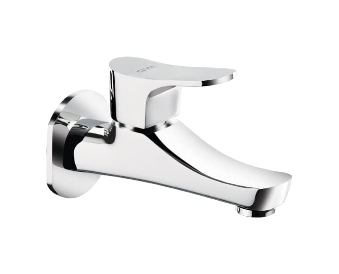 Perla Bib Cock (Only Cold Water) With Flange | Chrome Finish — image 4