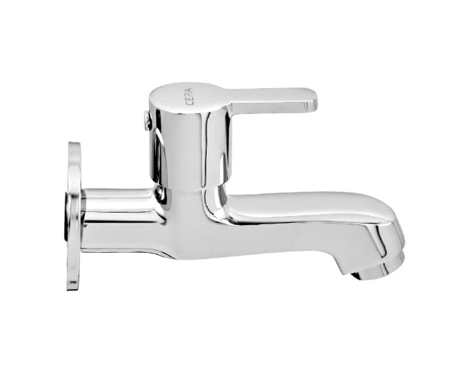 Victor Bib Cock (Only Cold Water) With Flange | Chrome Finish — image 3