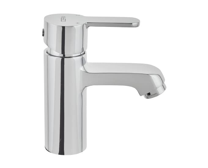Victor Single Lever Basin Mixer (Hot & Cold Water) | Chrome Finish | With 450 mm braided connection pipe — image 4