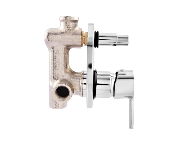 Victor Exposed Part for Push Type Single Lever Concealed Diverter 35 mm | Chrome Finish | Compatible With Concealed Part F4010108 sold separately — image 2