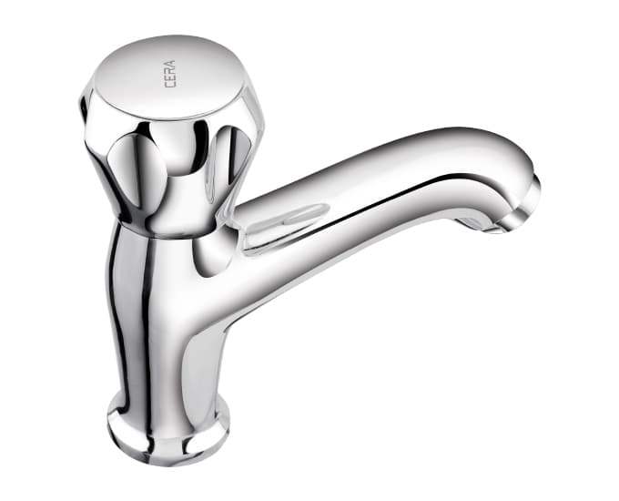 Ocean Pillar Cock (Cold Water Only) High Neck | Chrome Finish — image 3