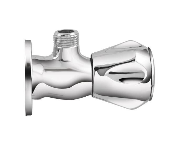 Ocean Angle Cock With Wall Flange | Chrome Finish — image 3